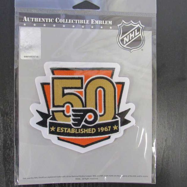 Philadelphia Flyers 50th Anniversary Patch