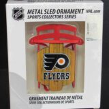 Philadelphia Flyers Metal Sled Ornament