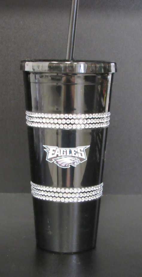 Philadelphia Eagles 22oz Bling Tumbler
