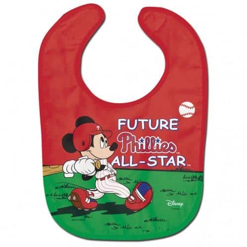 Philadelphia Phillies / Disney Mickey Mouse All Pro Baby Bib