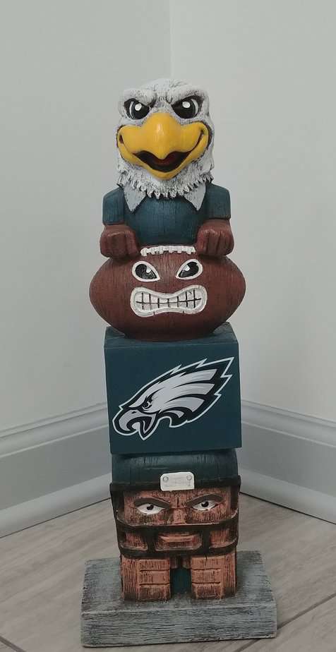 Philadelphia Eagles Tiki Totem