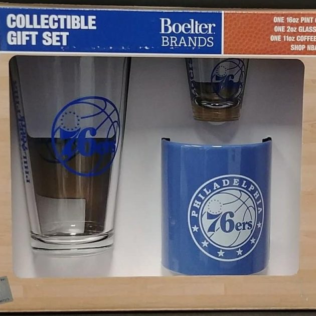 Philadelphia 76ers Collectible Glassware & Mug Gift Set
