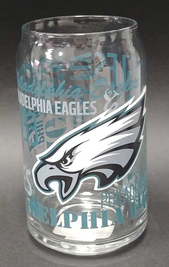 Philadelphia Eagles 16oz Spirit Glass Can