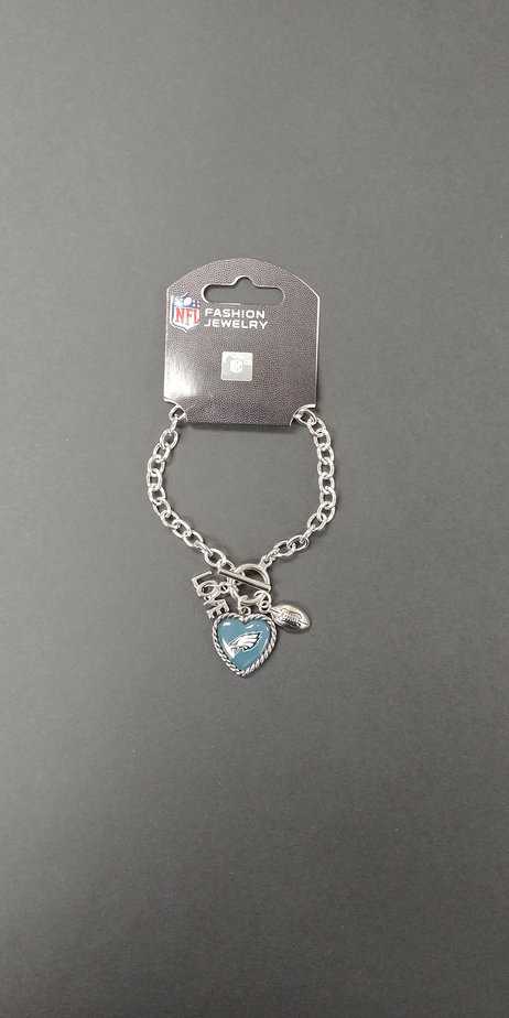 Philadelphia Eagles Love Football Bracelet