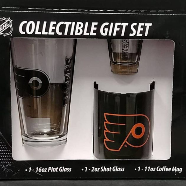 Philadelphia Flyers Collectible Glassware & Mug Gift Set