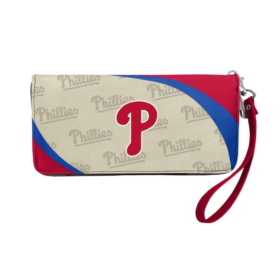 Philadelphia Phillies Curve Zip Organizer Wallet