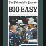 Philadelphia Eagles Super Bowl Champions Framed Original Newspaper Cover