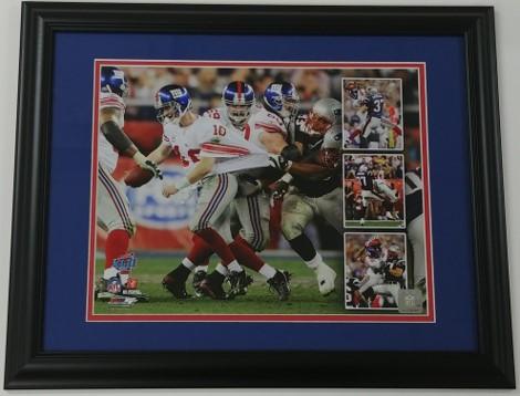 Eli Manning/David Tyree “The Catch” Framed 11x14 Photo Display