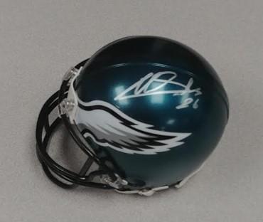Miles Sanders Autographed Philadelphia Eagles Mini Helmet