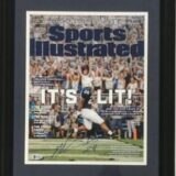 Miles Sanders Autographed Framed 11x14 Sports Illustrated Photo