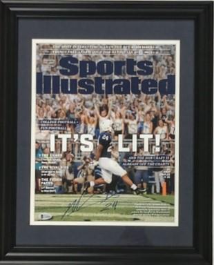 Miles Sanders Autographed Framed 11x14 Sports Illustrated Photo
