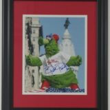 Phillie Phanatic Framed Autographed 8x10 Photo