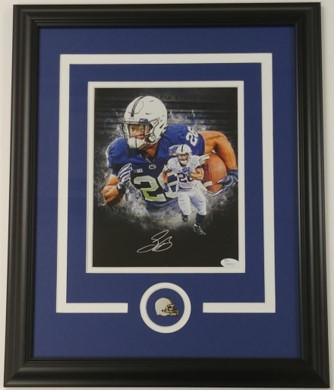 Saquon Barkley Autographed Penn State 8x10 Framed Photo