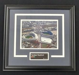 Yankee Stadium Subway Sign Framed Photo Display