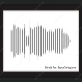 Bruce Springsteen Framed 11x14 Born to Run “Soundwaves” Print