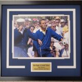 Ben Hogan & Arnold Palmer "At the '66 Masters" Framed Photo Display