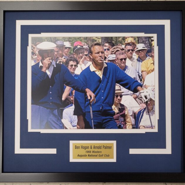 Ben Hogan & Arnold Palmer "At the '66 Masters" Framed Photo Display