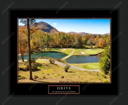 Drive Framed Motivational Print
