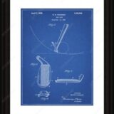 Golf Club Framed Replica Patent