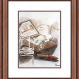 Box of Golf Balls Framed Print