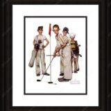 Missed by Norman Rockwell Framed Print