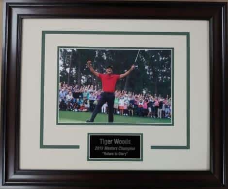 Tiger Woods 2019 Masters Champion Framed Photo Display