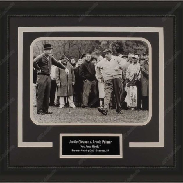 Jackie Gleason & Arnold Palmer "And Away We Go" 11x14 Photo Display