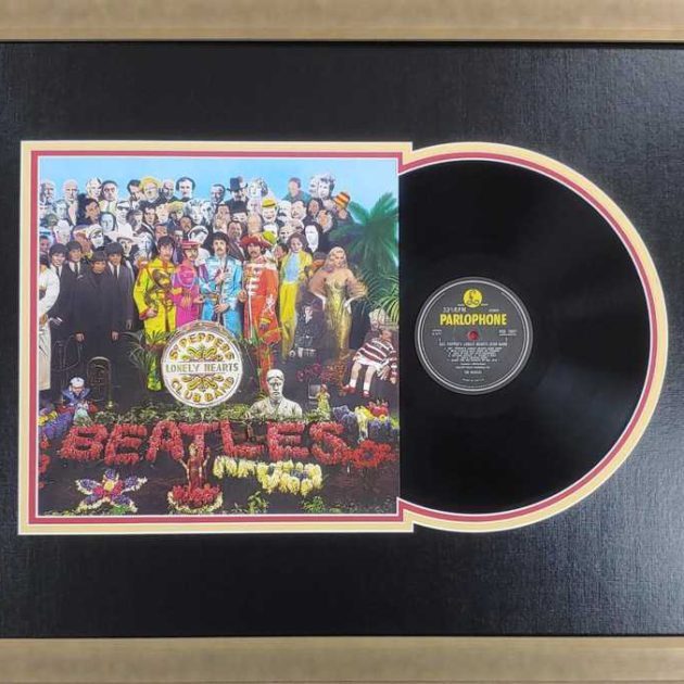 The Beatles Sgt Peppers Lonely Hearts Club Band Framed Album