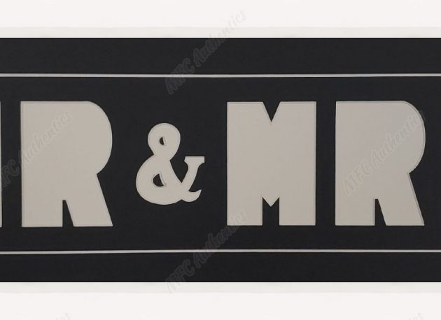 Mr. & Mrs. Framed Photo Collage- Choose Your Frame & Mat Color