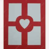 Heart Framed Photo Collage- Choose Your Frame & Mat Color