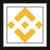 Binance Coin Cryptocurrency Logo Framed Print