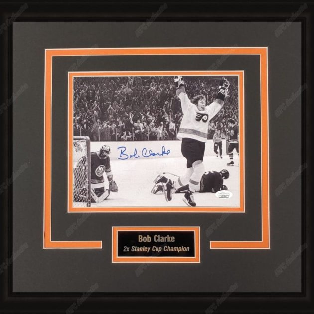 Bob Clarke Framed 8"x10" Autographed Photo