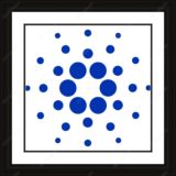 Cardano Cryptocurrency Logo Framed Print