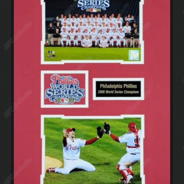 Philadelphia Phillies World Series Framed Photo Display
