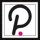 Polkadot Cryptocurrency Logo Framed Print