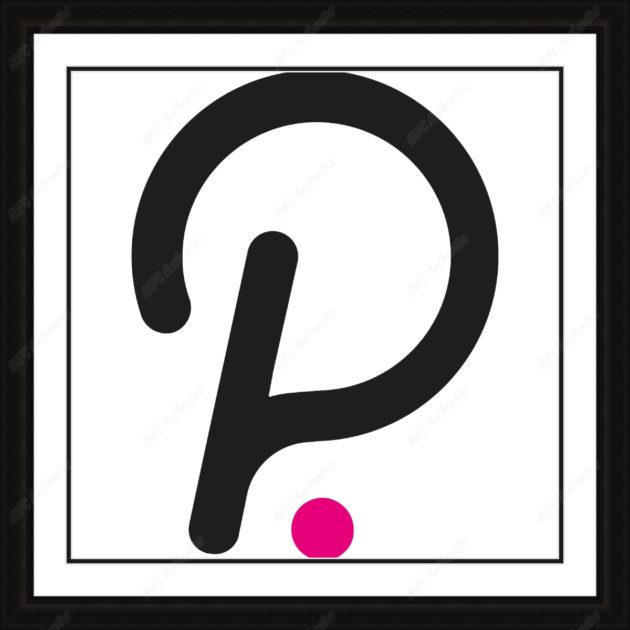 Polkadot Cryptocurrency Logo Framed Print