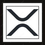 XRP Cryptocurrency Logo Framed Print