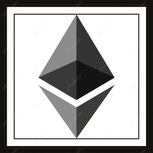 Ethereum Cryptocurrency Logo Framed Print
