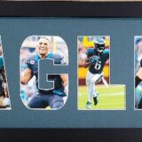 Philadelphia Eagles Framed Team Collage - Offense