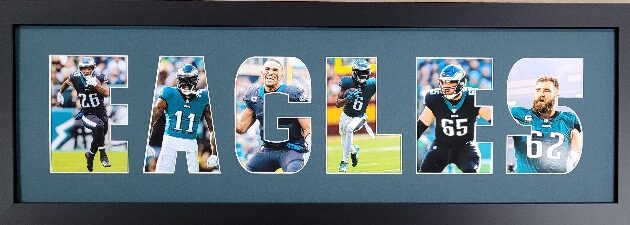 Philadelphia Eagles Framed Team Collage - Offense
