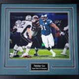 Fletcher Cox Framed Autographed 16x20 Super Bowl Champion Photo Display