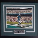 Miles Sanders Framed Autographed 11x14 Photo