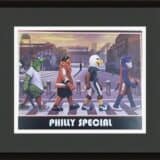 Philly Special Sports Team Mascots 16x20 Print Featuring the Likes of Swoop, Franklin, Gritty & Phillie Phanatic.