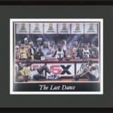 The Last Dance Basketball Framed Artwork Print featuring the likes of Michael Jordan, Kobe Bryant, Larry Bird, Dennis Rodman and more.